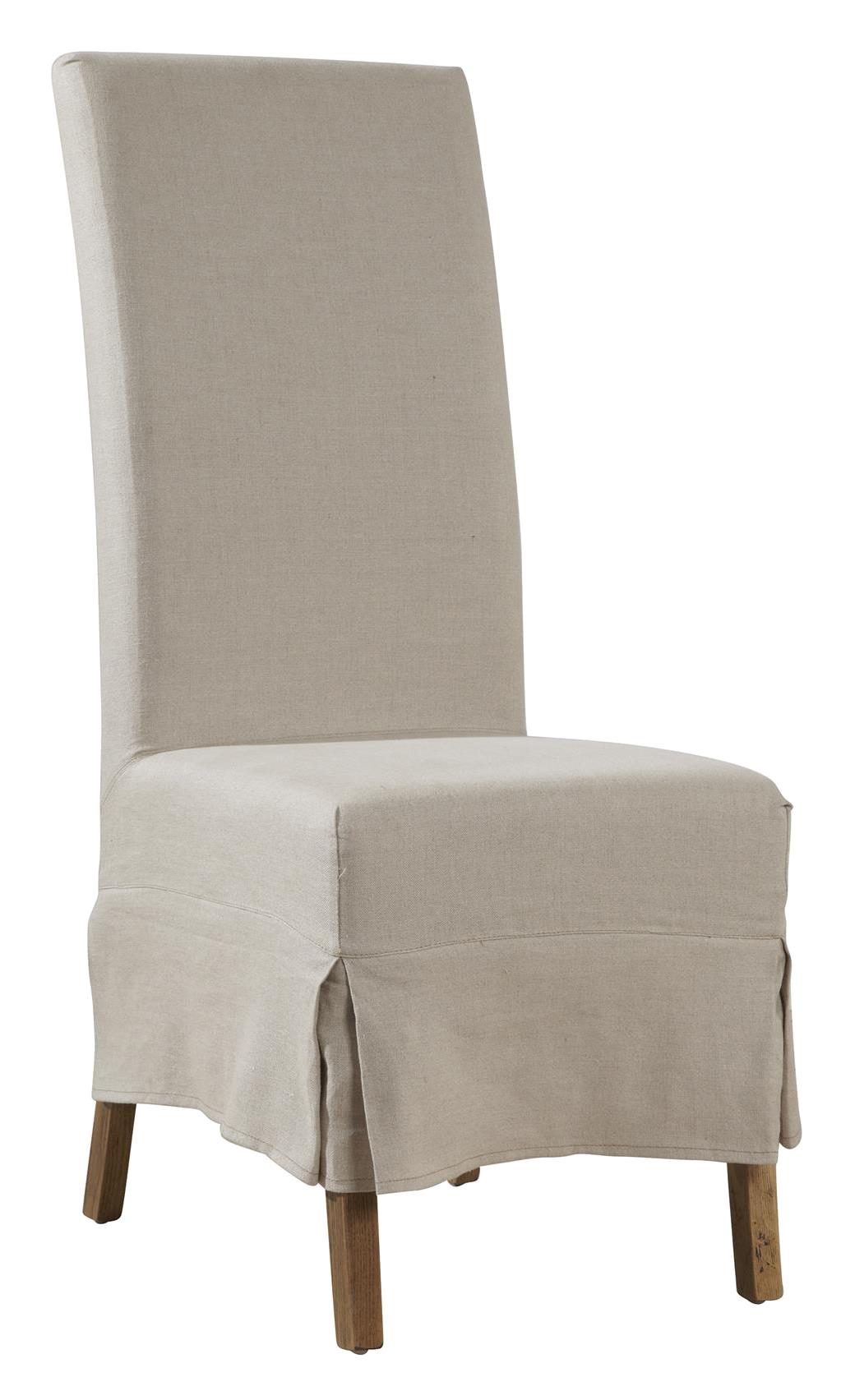 Furniture Classics Accents 70018 Linen Slip Covered Parsons Chair